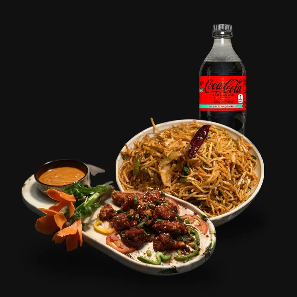 The Red Pill: Dragon Fire chilli chicken, Dragon Toss chicken noodles and a Coke Zero