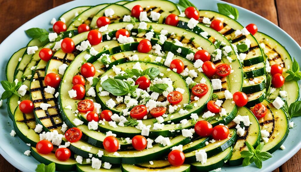 Grilled Zucchini Salad