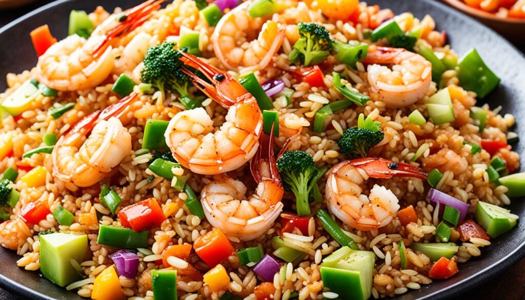 Shrimp fried rice