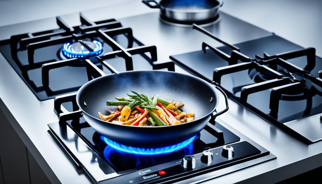 Wok burner size and capacity