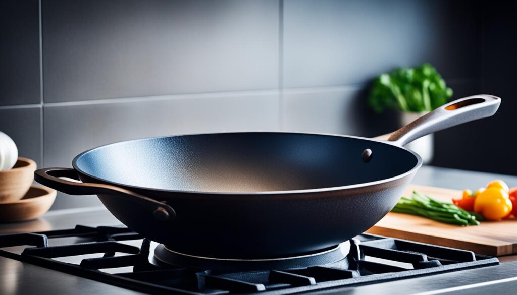 Wok patina