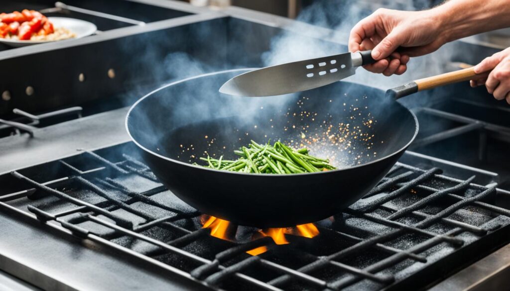 how to season a wok for the first time