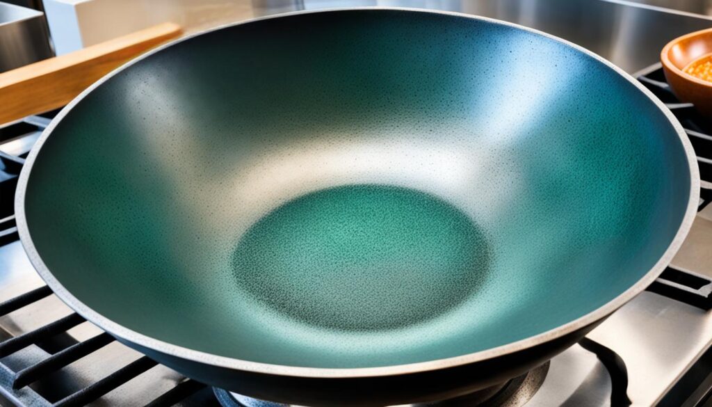 maintaining patina on wok